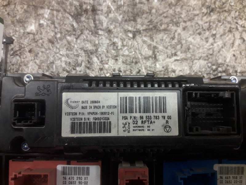 Recambio de mando climatizador para peugeot 407 sr confort referencia OEM IAM 96533783 18C612FC 40/6 PINS