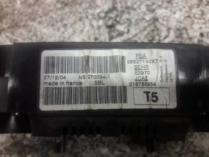 Recambio de mando climatizador para peugeot 307 (s1) xr referencia OEM IAM 96527144XT 216788954 NS12703941