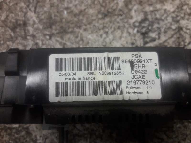 Recambio de mando climatizador para peugeot 307 (s1) xr referencia OEM IAM 96480991XT 216779210 NS0891286L