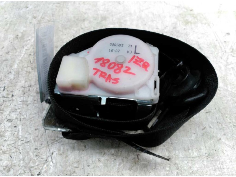 Recambio de cinturon seguridad trasero izquierdo para opel zafira a blue line referencia OEM IAM   