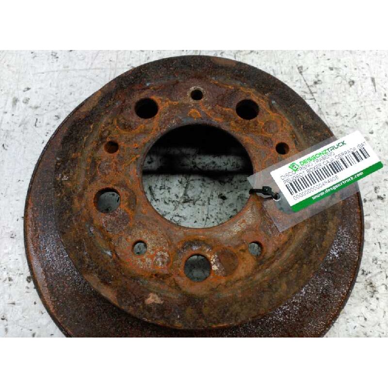 Recambio de disco freno trasero para peugeot boxer caja cerrada (bat. 3450) (333) hdi (335) referencia OEM IAM  IZQUIERDO 