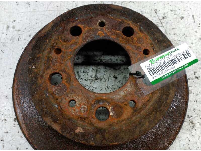Recambio de disco freno trasero para peugeot boxer caja cerrada (bat. 3450) (333) hdi (335) referencia OEM IAM  IZQUIERDO 