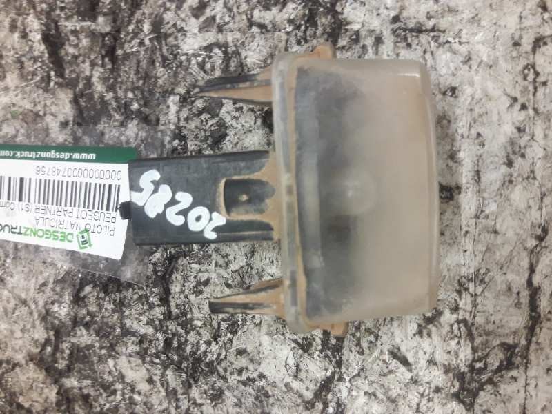 Recambio de piloto matricula para peugeot partner (s1) combispace referencia OEM IAM   