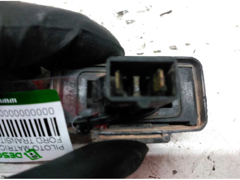Recambio de piloto matricula para ford transit, caja cerrada 86/92 ft 100 referencia OEM IAM   