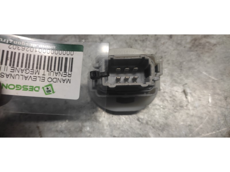 Recambio de mando elevalunas delantero derecho para renault megane ii familiar authentique referencia OEM IAM   6 PINS