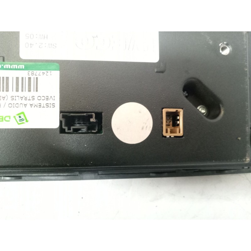 Recambio de sistema audio / radio cd para iveco stralis (ad/at) fs at t/p    4x2 larga distancia referencia OEM IAM 5801677506  