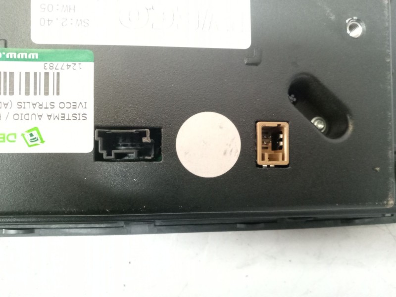 Recambio de sistema audio / radio cd para iveco stralis (ad/at) fs at t/p    4x2 larga distancia referencia OEM IAM 5801677506  