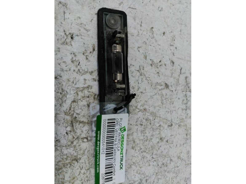 Recambio de piloto matricula para opel vectra b caravan comfort referencia OEM IAM 22877R4  
