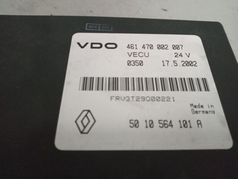 Recambio de modulo electronico para renault midlum 6.2 diesel referencia OEM IAM 5010564101 centralita vecu 461470002007