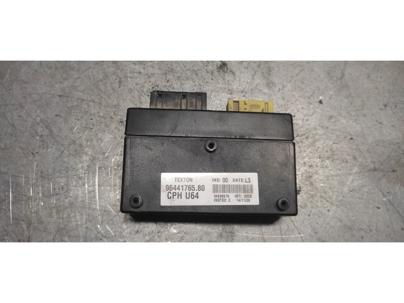 Recambio de centralita inmovilizador para peugeot expert kasten komfort confort referencia OEM IAM 9644176580  