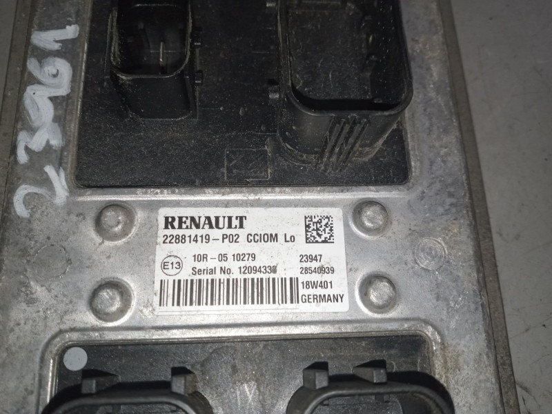 Recambio de modulo electronico para renault serie t fg 4x2 cabina high-sleeper referencia OEM IAM 22881419  7422881419