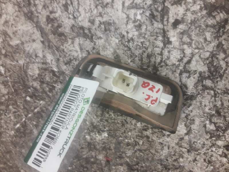 Recambio de piloto matricula para peugeot partner kombi access referencia OEM IAM  2 PINS 