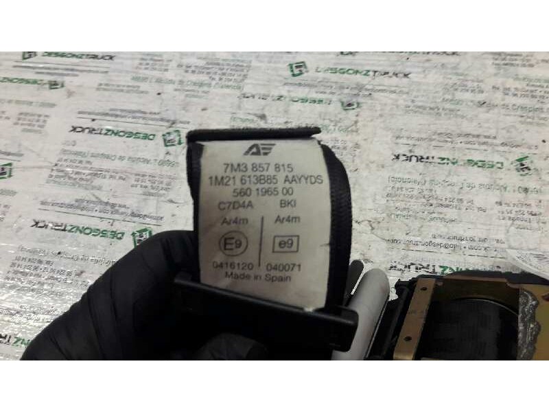 Recambio de cinturon seguridad trasero izquierdo para seat alhambra (7v9) kids referencia OEM IAM 7M3857815 2ª FILA 