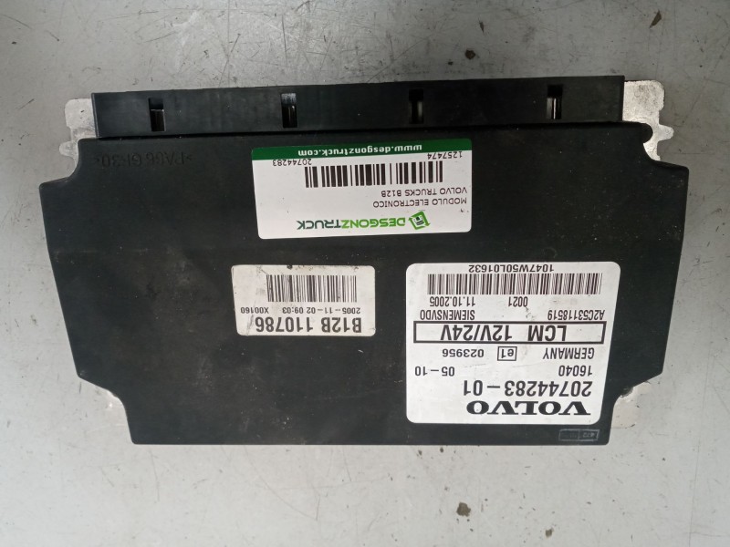 Recambio de modulo electronico para volvo trucks b12b referencia OEM IAM 20744283  