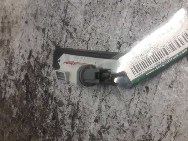 Recambio de piloto matricula para honda civic berlina 3/4 (ej/ek) 1.4 referencia OEM IAM  2 PINS 