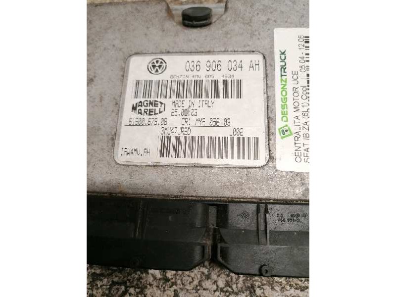 Recambio de centralita motor uce para seat ibiza (6l1) cool referencia OEM IAM 036906034AH 6160067908 