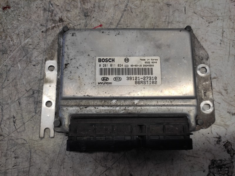 Recambio de centralita motor uce para kia carens 2.0 turbodiesel cat referencia OEM IAM 0281011024 3912127310 28SA5666