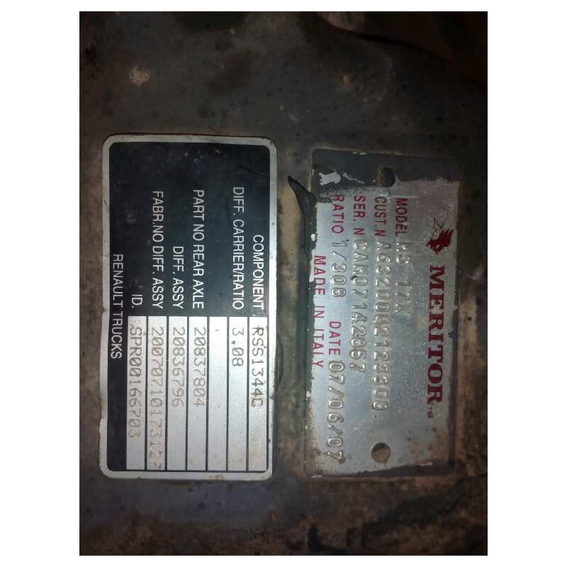 Recambio de grupo para renault premium route 2006 fas 4x2 larga distancia referencia OEM IAM MS17X RSS1344C 1/308