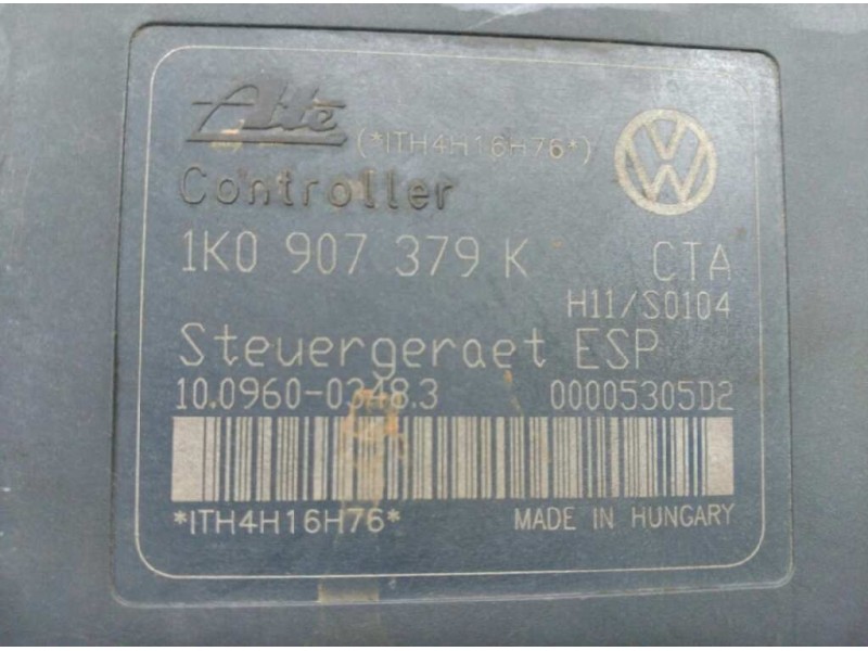 Recambio de abs para volkswagen golf v berlina (1k1) sportline referencia OEM IAM 1K0614517H 1K0907379K 