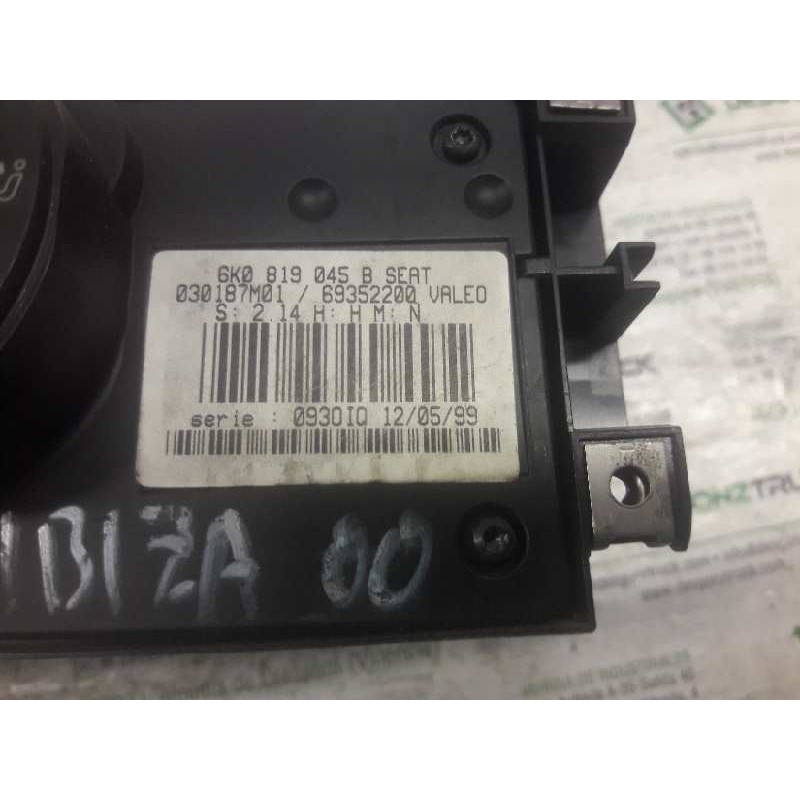 Recambio de mando calefaccion / aire acondicionado para seat ibiza (6k1) 1.9 tdi referencia OEM IAM 6K0819045B 26 PINS 