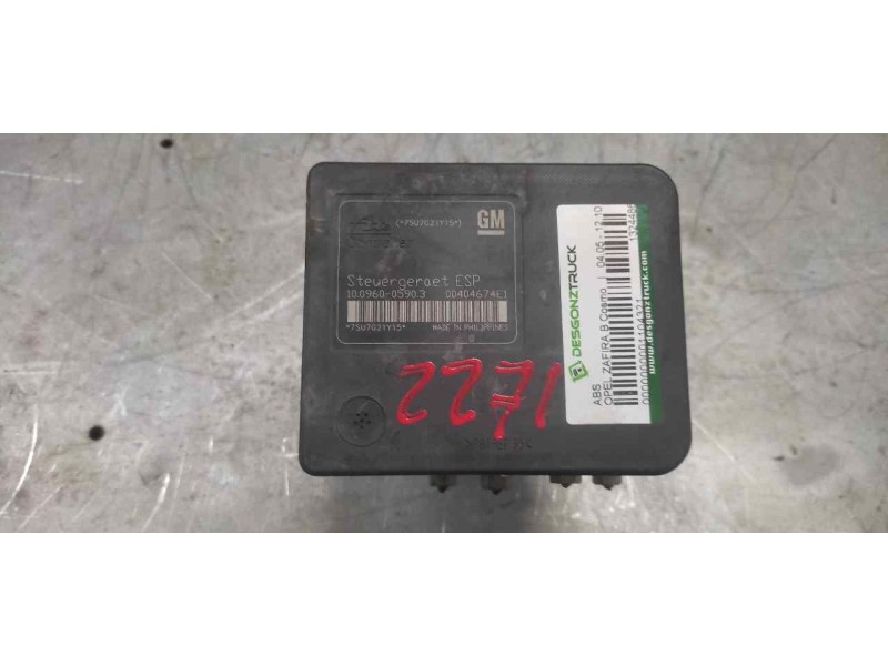 Recambio de abs para opel zafira b cosmo referencia OEM IAM 13244860 10020602874 