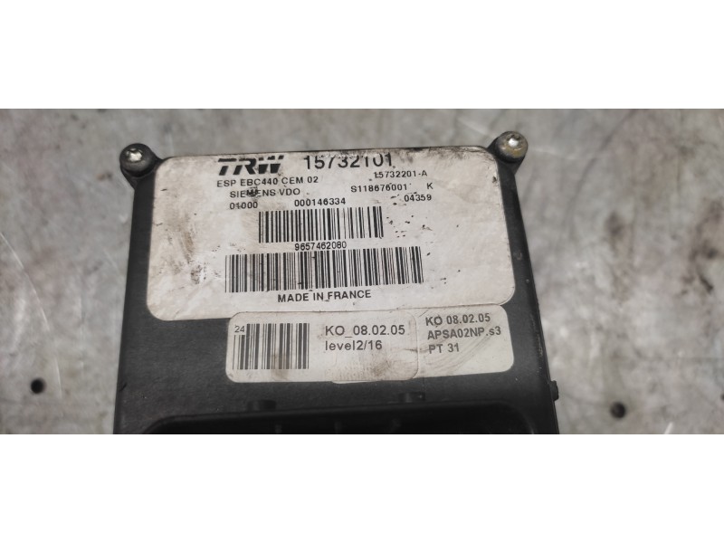 Recambio de abs para peugeot 407 st sport pack referencia OEM IAM 9657462080 S118676001 