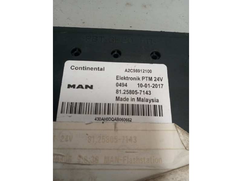 Recambio de modulo electronico para man tgx 18.xxx 12.4 diesel referencia OEM IAM 81258057143  CENTRALITA PTM