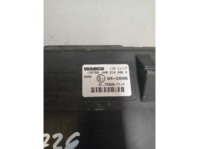 Recambio de modulo electronico para man tgx 18.xxx 12.4 diesel referencia OEM IAM 81258067114 4462100080 CENTRALITA ZBR2