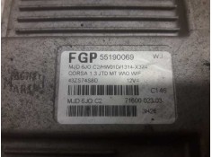 Recambio de centralita motor uce para opel corsa c blue line referencia OEM IAM 55190069 7160002303  2