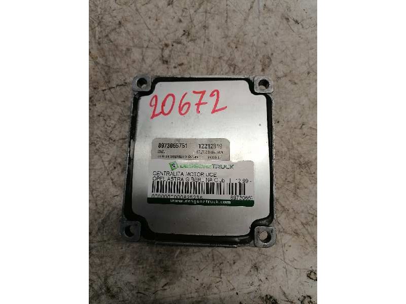 Recambio de centralita motor uce para opel astra g berlina club referencia OEM IAM 8973065751 12212819 