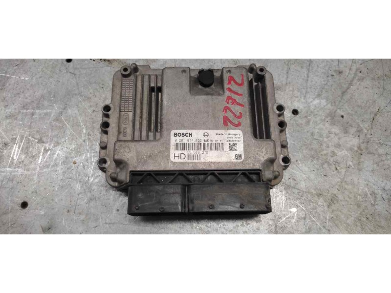 Recambio de centralita motor uce para opel zafira b cosmo referencia OEM IAM 0281014452 55566279 1039S22942