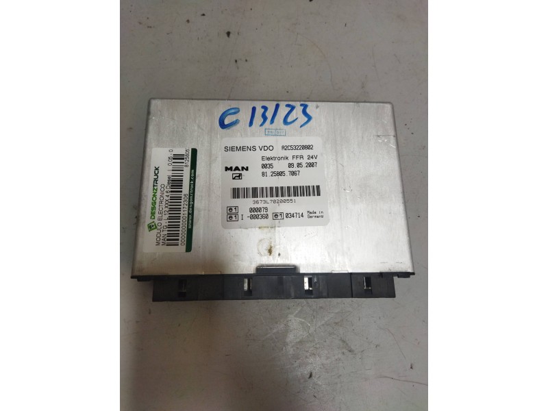 Recambio de modulo electronico para man tg - l 12.xxx 4.6 diesel referencia OEM IAM 81258057067  CENTRALITA FFR