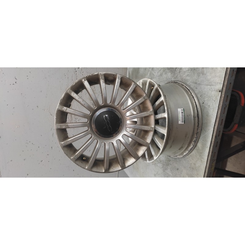 Recambio de juego llantas para fiat nuova 500 (150) blackjack referencia OEM IAM  6.5J X 16 H2 ET35 16´´-4 TORNILLOS