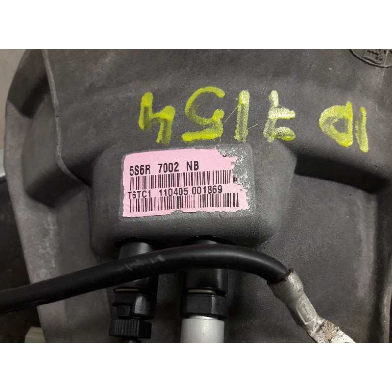 Recambio de caja cambios para ford fiesta (cbk) 1.6 tdci cat referencia OEM IAM 5S6R7002NB 7154 MANUAL