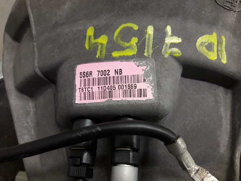 Recambio de caja cambios para ford fiesta (cbk) 1.6 tdci cat referencia OEM IAM 5S6R7002NB 7154 MANUAL