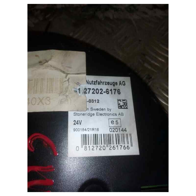 Recambio de cuadro instrumentos para man tg - a 18.xxx fg / bb   (e3/e4) xlx referencia OEM IAM 81272026176  