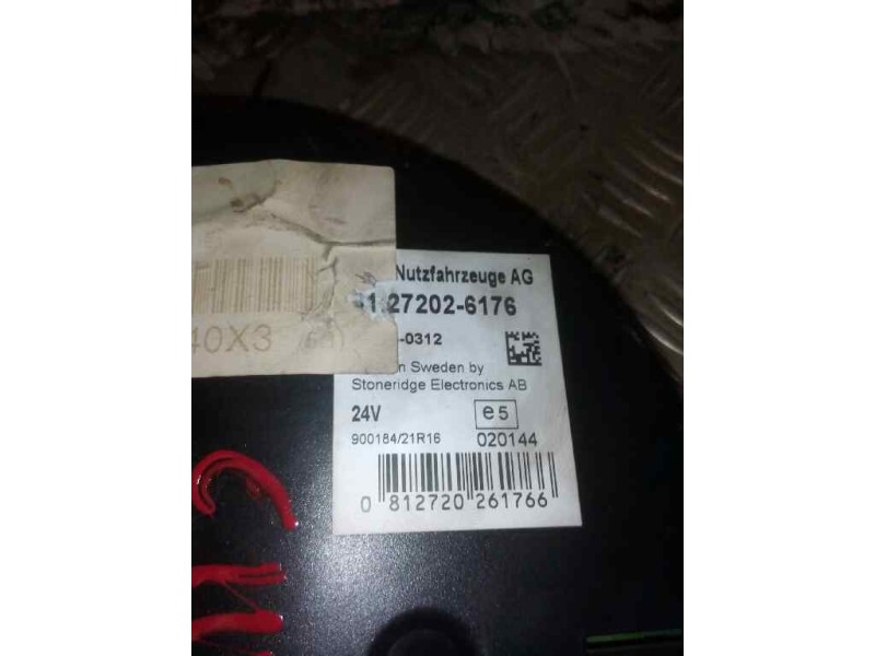 Recambio de cuadro instrumentos para man tg - a 18.xxx fg / bb   (e3/e4) xlx referencia OEM IAM 81272026176  