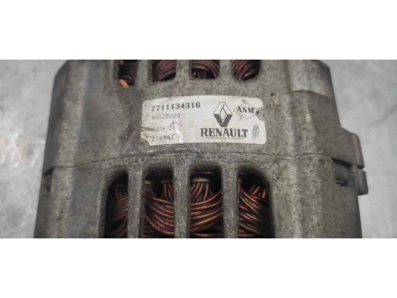Recambio de alternador para opel vivaro 1.9 cdti cat (f9q-760 / l08) referencia OEM IAM 7711134316 SG12B096 