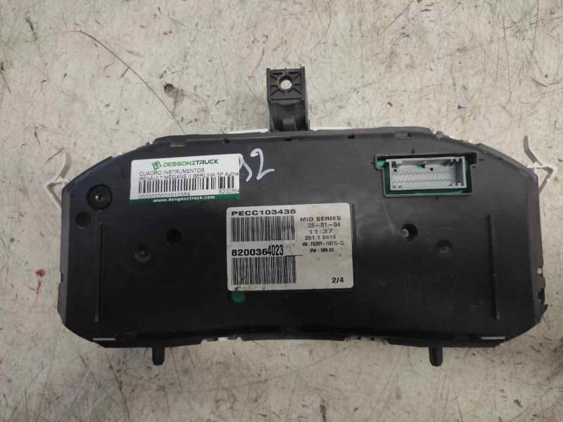 Recambio de cuadro instrumentos para renault megane ii berlina 5p authentique referencia OEM IAM 8200364023  