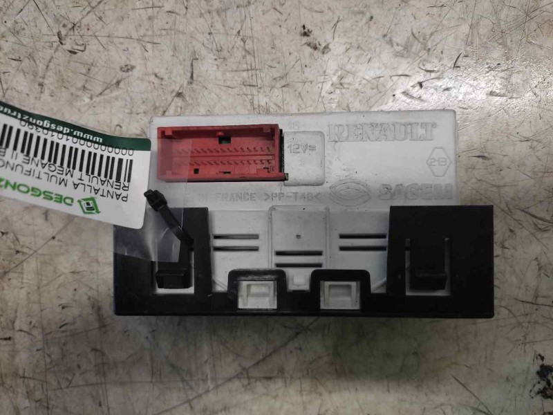 Recambio de pantalla multifuncion para renault megane ii berlina 5p authentique referencia OEM IAM 8200107839  