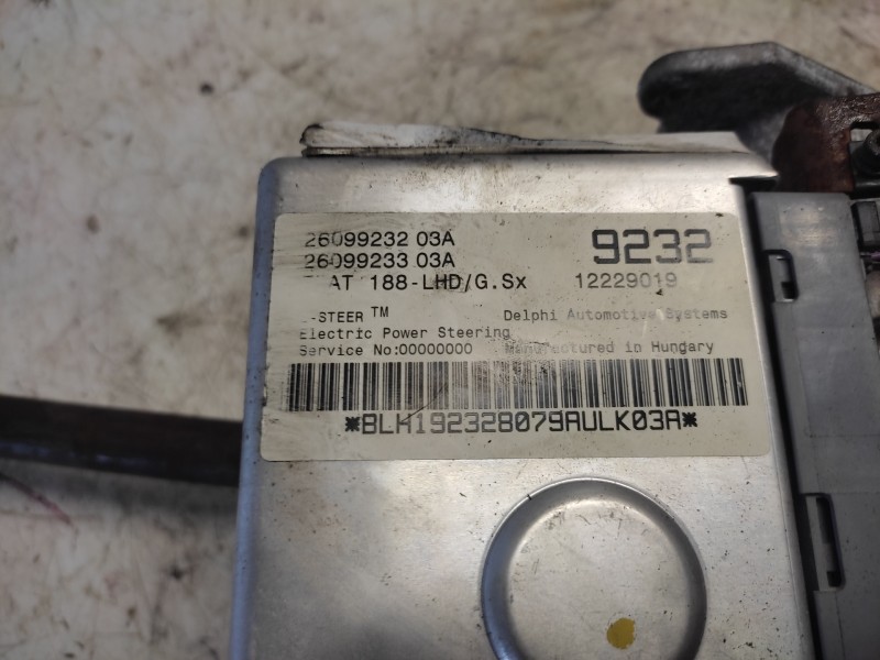 Recambio de columna direccion para fiat punto berlina (188) 1.2 16v elx referencia OEM IAM 2609923303A 2609923203A 