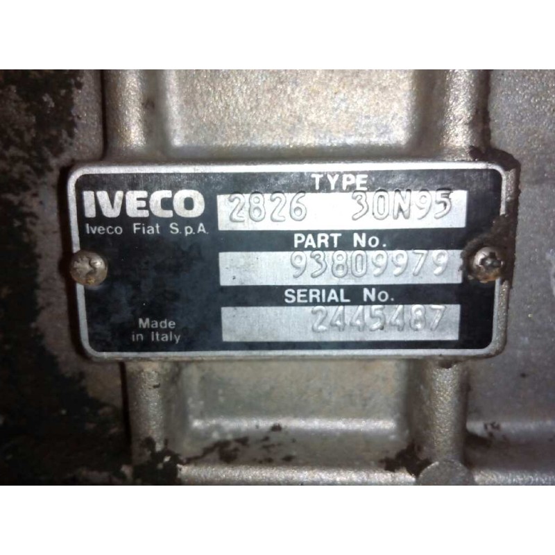 Recambio de caja cambios para iveco daily caja cerrada (1989 =>) 2.5 diesel referencia OEM IAM 282630N95 93809979 2445487