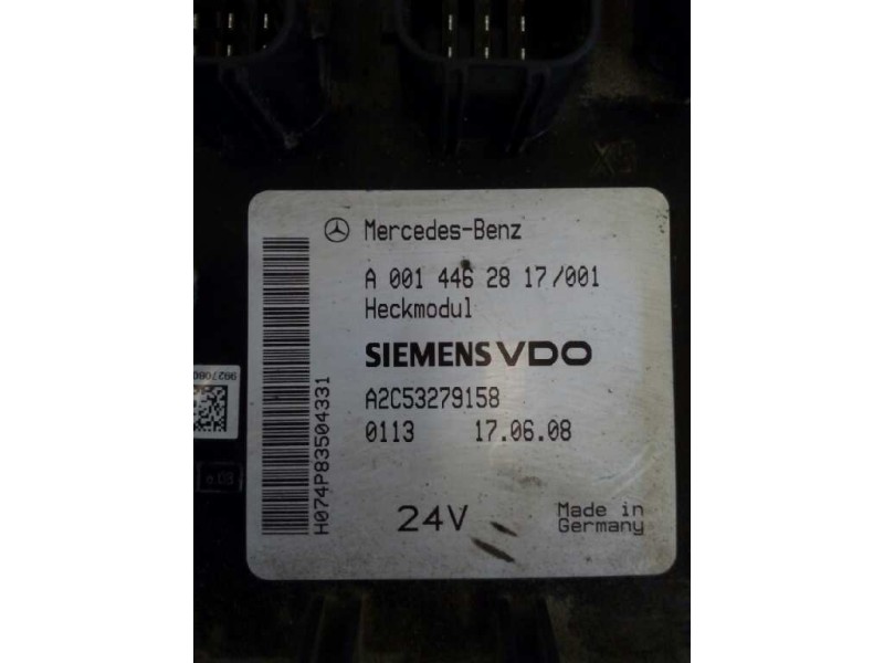 Recambio de modulo electronico para mercedes trucks actros 1848 ak (476cv) referencia OEM IAM A0014462817001 A2C53279158 CENTRAL