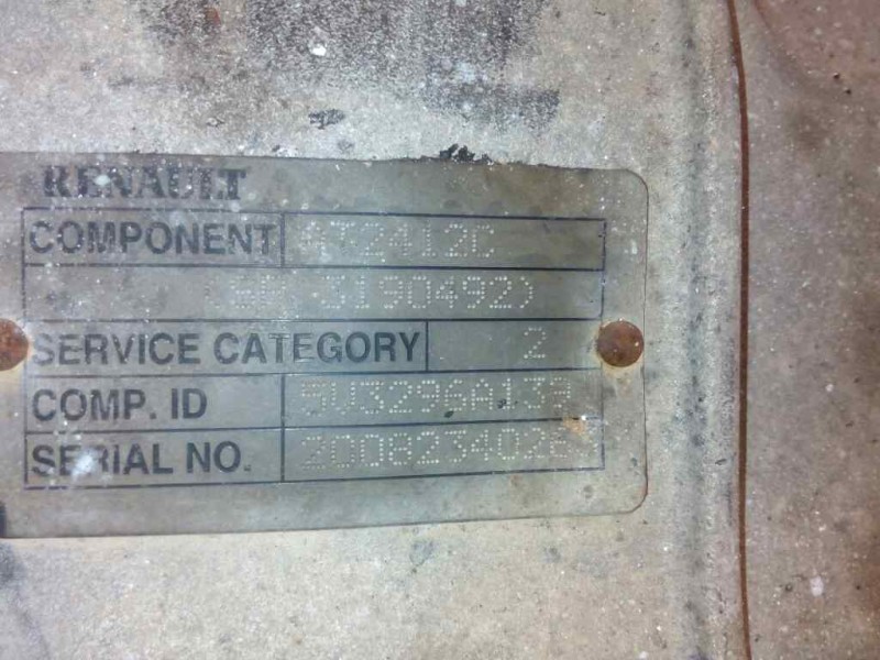 Recambio de caja cambios para renault premium lander fg 4x2 cabina larga referencia OEM IAM AT2412C SP3190492 