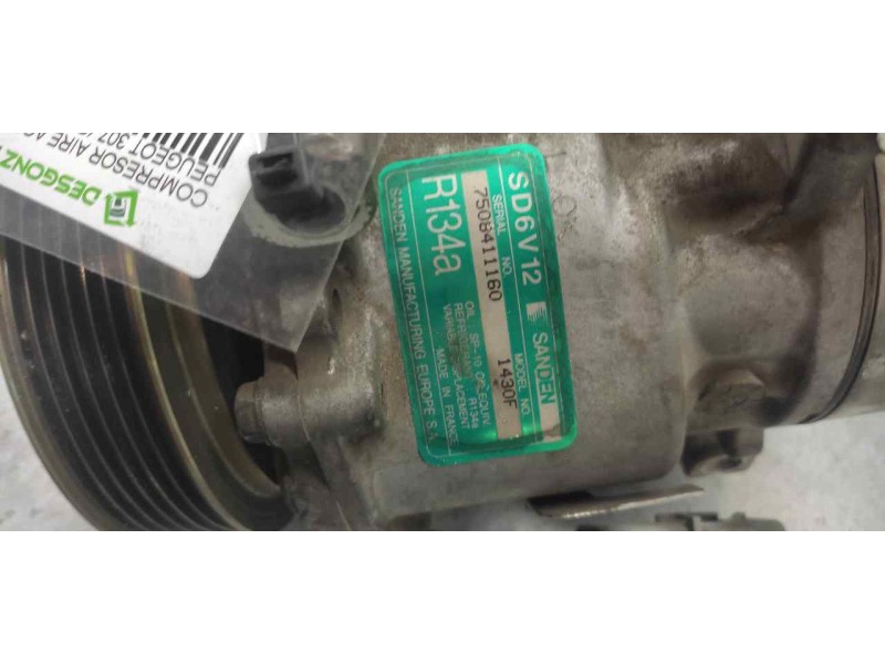 Recambio de compresor aire acondicionado para peugeot 307 (s1) 1.6 16v cat referencia OEM IAM 1430F  