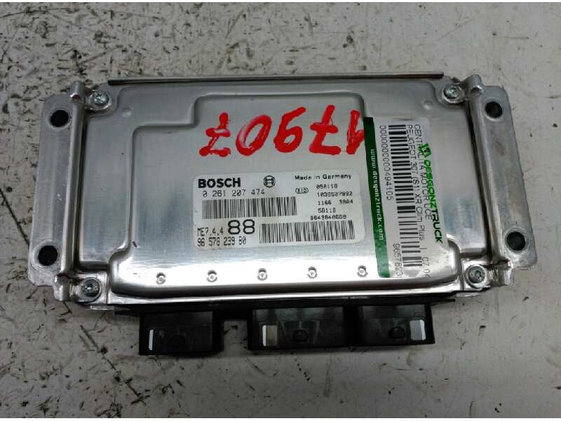 Recambio de centralita motor uce para peugeot 307 (s1) xr clim plus referencia OEM IAM 9657823980 0261207474 