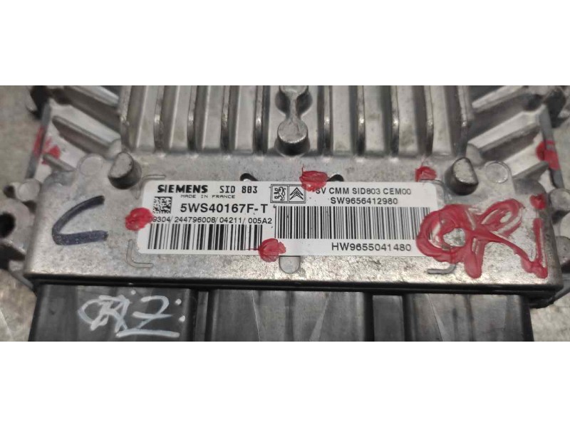 Recambio de centralita motor uce para peugeot 407 st sport pack referencia OEM IAM 9656412980 9655041480 5WS40167FT