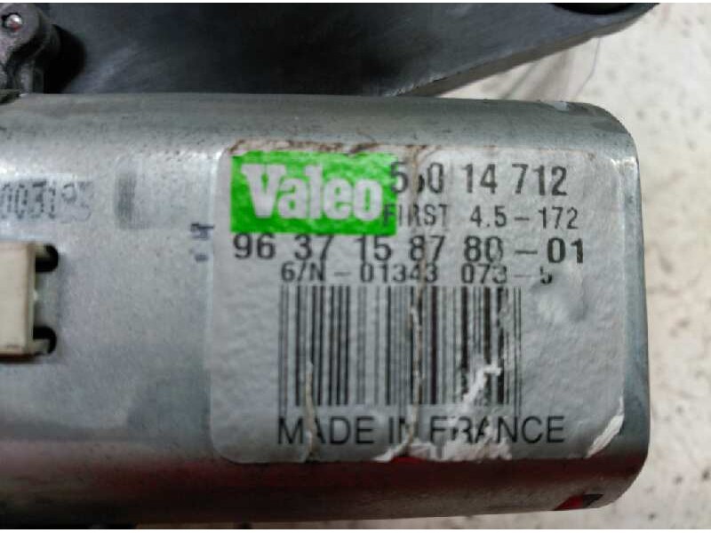 Recambio de motor limpia trasero para peugeot 307 (s1) xr clim plus referencia OEM IAM 9637158780 VALEO 