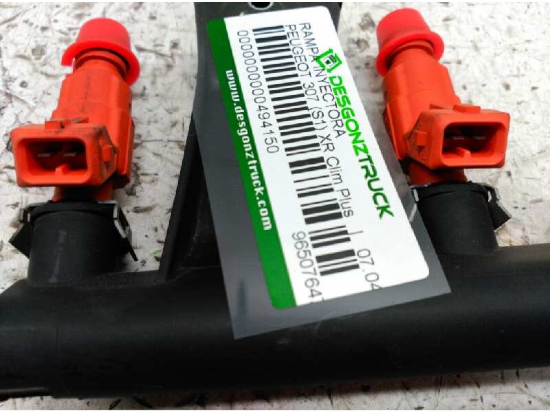 Recambio de rampa inyectora para peugeot 307 (s1) xr clim plus referencia OEM IAM 9650764780  