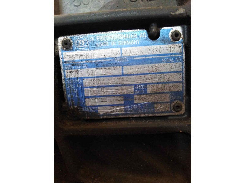 Recambio de caja cambios para iveco stralis (as) 12.9 diesel referencia OEM IAM 12AS2330TD 1353031009 41299131